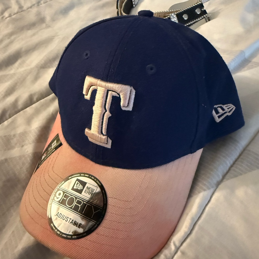 New Era Navy and Peach Cap